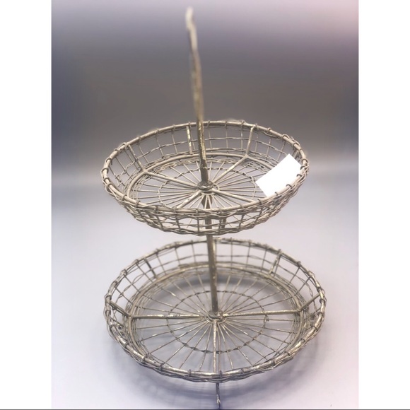 Vintage Heart Two Tier Serving Stand - Picture 14 of 14